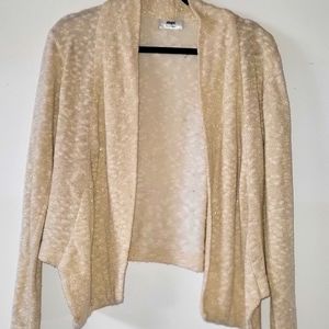Shimmery warm shrug